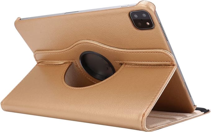 360 Tablet Case - Geschikt voor iPad Air 4e Generatie Hoes - 10.9 inch (2020) - Goud