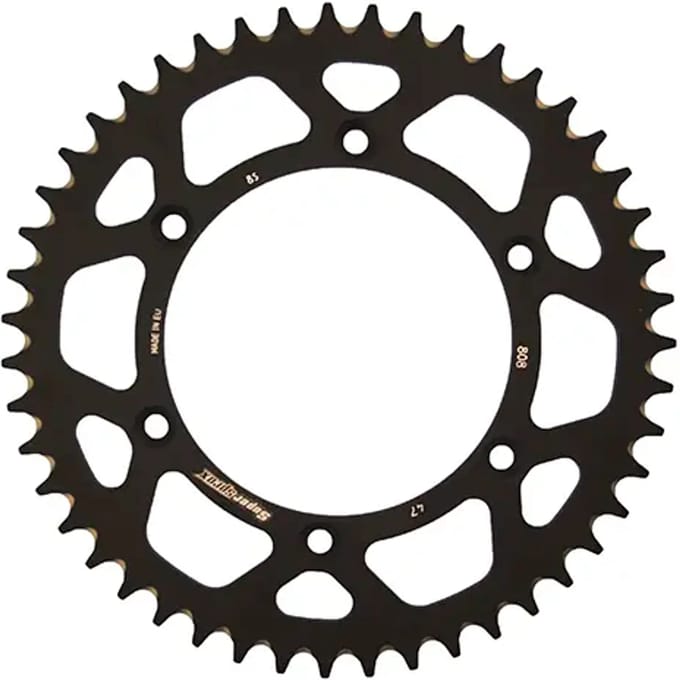 Aluminium motorfiets tandwieltje Supersprox RAL-808:47