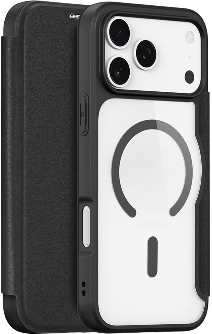Dux Ducis Skin X Pro Case for iPhone 17 Pro with Wallet MagSafe Compatible - Black