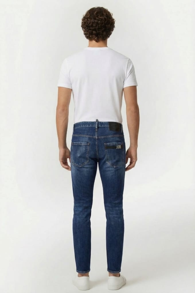 Dsquared2 Jeans 5 Pockets Blue Größe: W48 | Skinny Pants Outlet | Herren | Blau