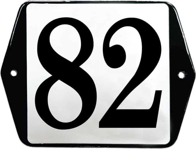 Emaille huisummer model oor - 82