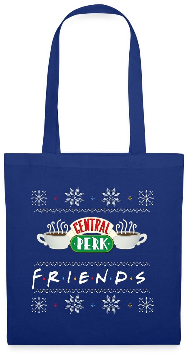 Friends Central Perk Lelijk Kerstmis Tas Van Stof Schoudertas