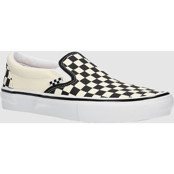 Vans Checkerboard Skate Slip Ons zwart
