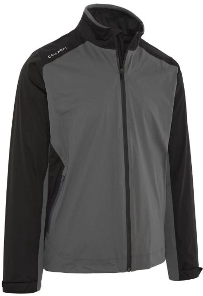Callaway Stormlite 3 Waterdichte Heren Golf Regenjas Zwart Grijs