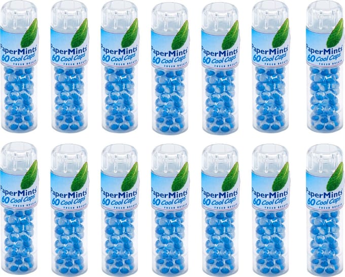 PaperMints Coolcaps Tube Munt 14 x 60 caps