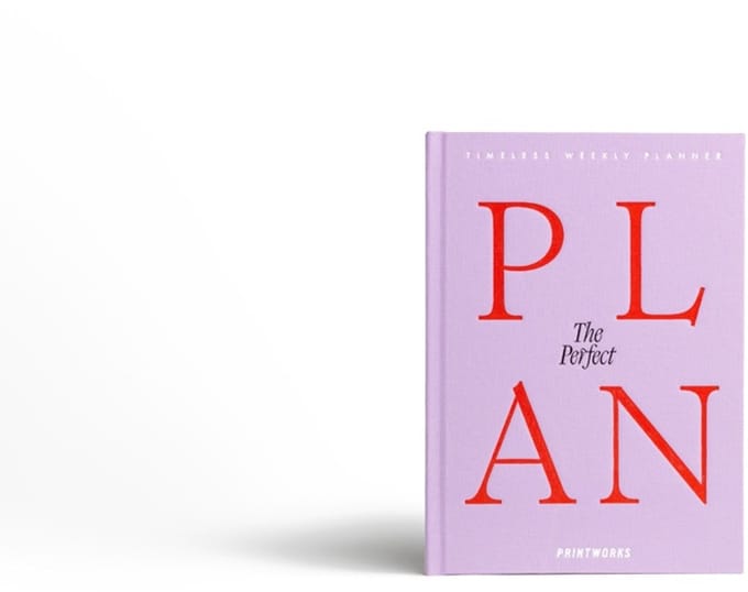 Printworks Weekplanner - The Perfect Plan - Paars