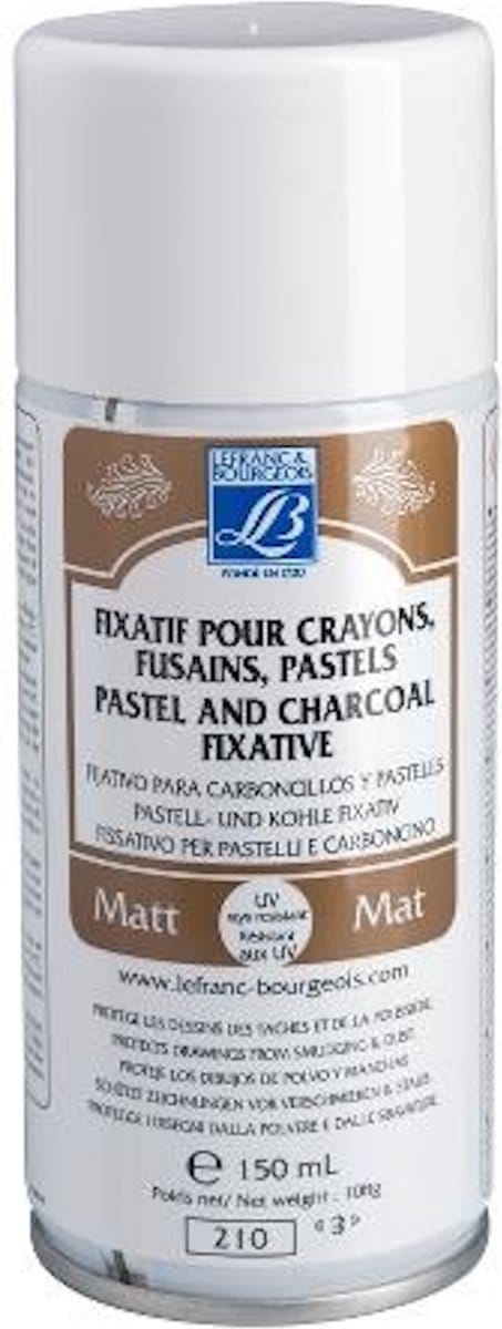 Fixeer voor krijtjes, houtskool en pastels 150 ml