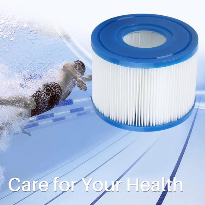 FD2135 Opblaasbaar Zwembad Filterpatroon Zeef Jacuzzi Onderdeel Vervanging blue