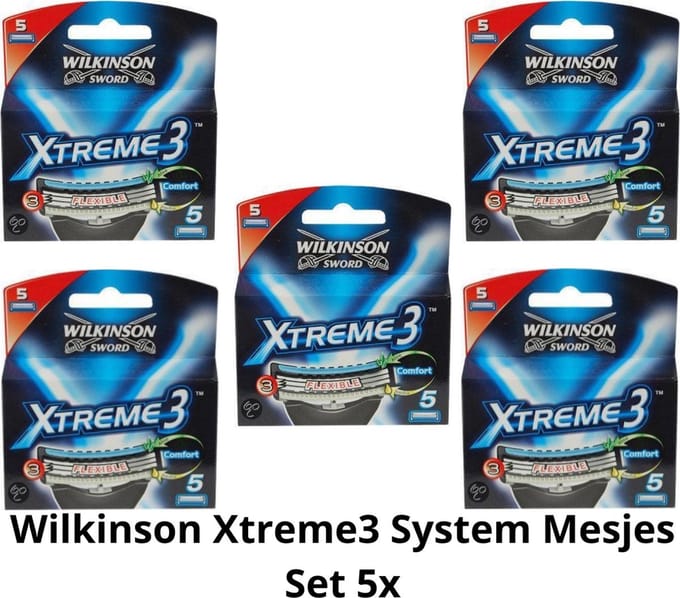 Wilkinson Xtreme3 System Mesjes Set 5x5