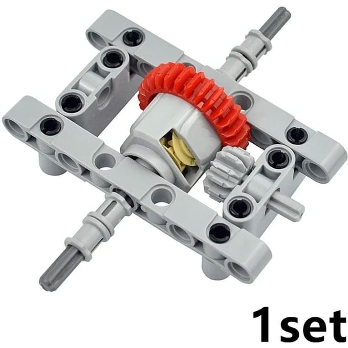 MIJN EIGEN CREATIE Tech Differentieel Bouwstenen Mechanisch Speelgoed High Tech Component Differentieel Tandwielen Montage Inclusief 6573 62821 65414