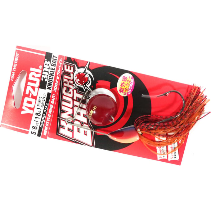 Yo Zuri Duel 3DB Knuckle Spinnerbait 5/8 oz Zinkend Kunstaas R1328-RCF (2541) black