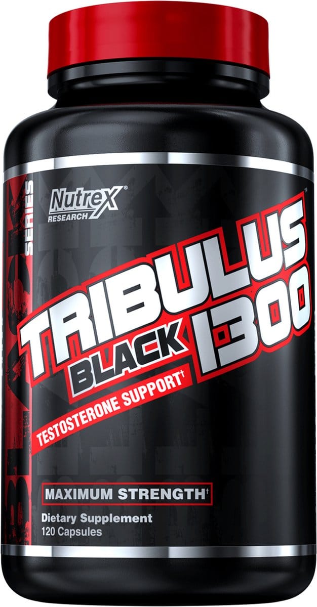 Nutrex Research Tribulus Black 1400 (90 Caps) Unflavored - Testosteron Booster - Tribulus