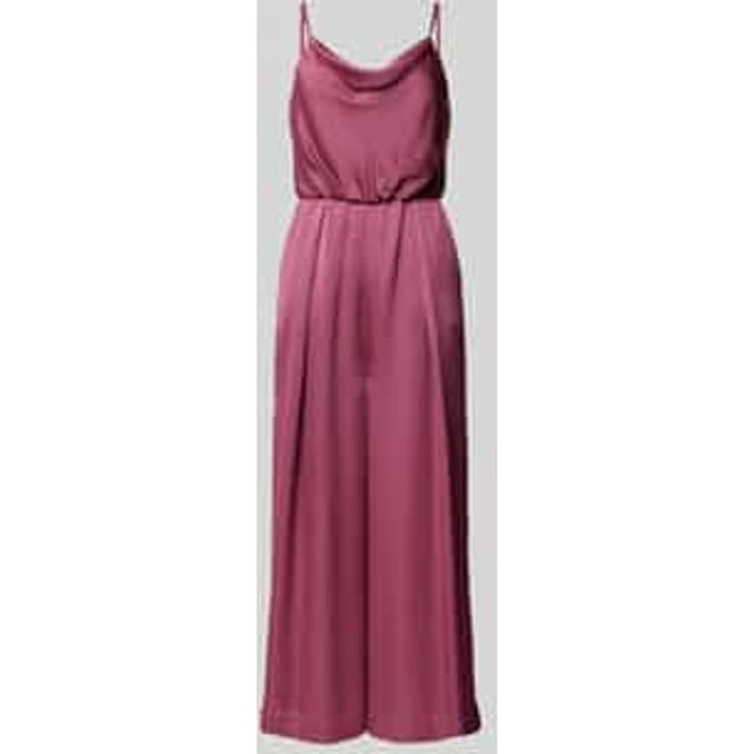 Jumpsuit met watervalhalslijn