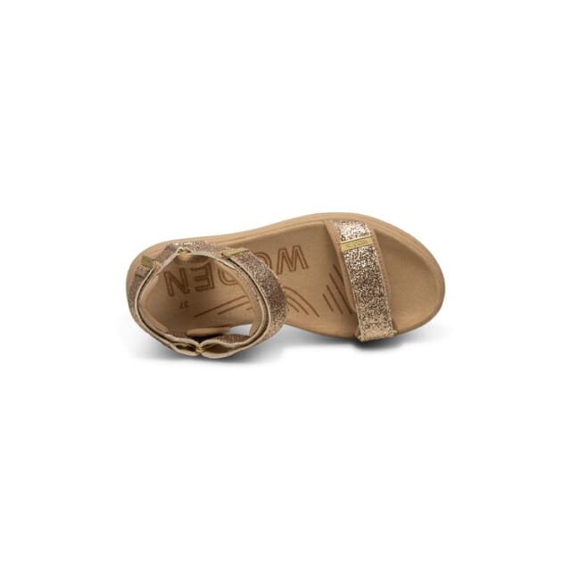 Woden Woden Lite Line Sandalen beige Textiel