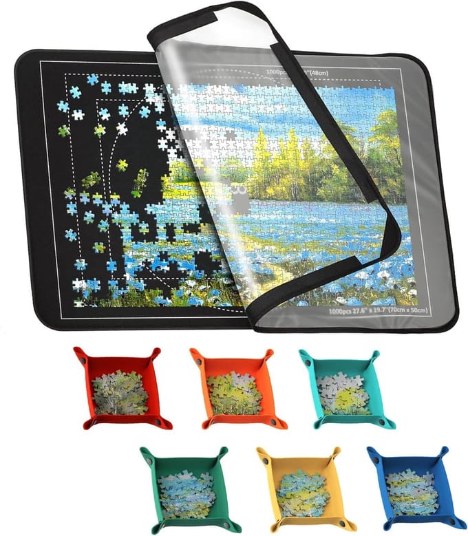 Puzzeltafel - Puzzelmat - Puzzelmap - Puzzelbord -Meerkleurig