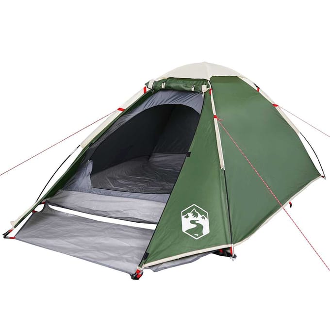 Vidaxl Kampeertent, 4-Pers., Koepelvormig, Groen, Waterdicht