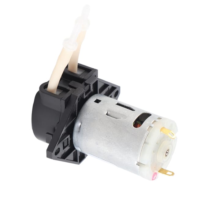 Doseerpomp 12V DC Peristaltische Vloeistofpomp Slangpomp Doseerkop voor Aquarium Lab white
