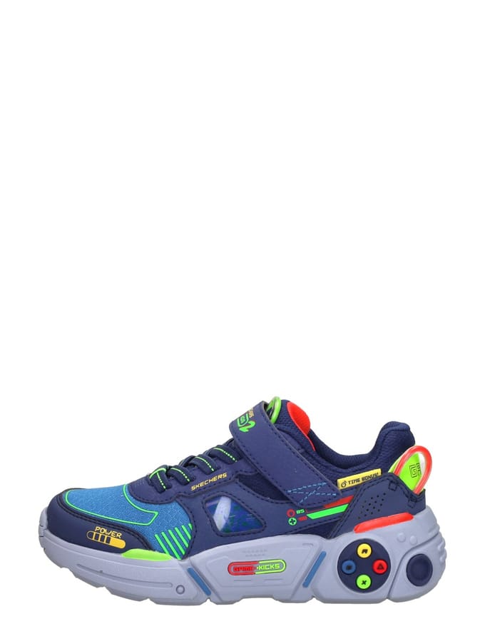 Skechers Game Kicks: Gametronix 2.0 Klittenband Laag - Sneakers - Unisex - Blauw
