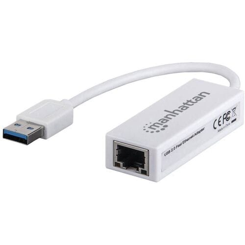 Manhattan Fast Ethernet Adapter Netwerkadapter 100 MBit/s USB-A 2.0