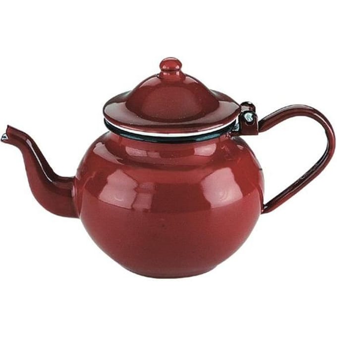 Théière - IBILI - 910350 - Acier émaillé vitrifié - Rouge - Compatible lave-vaisselle