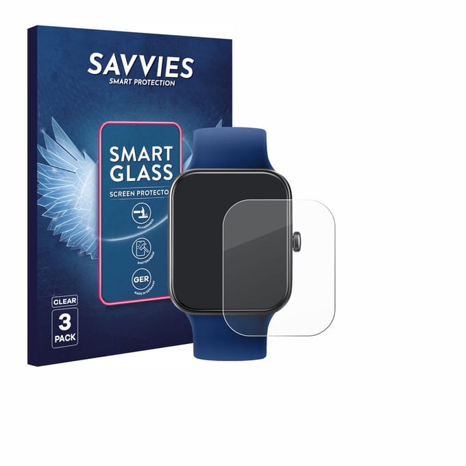 3 Stuks Savvies Screenprotector - geschikt voor Decathlon CW 500 M - beschermfolie glas transparant