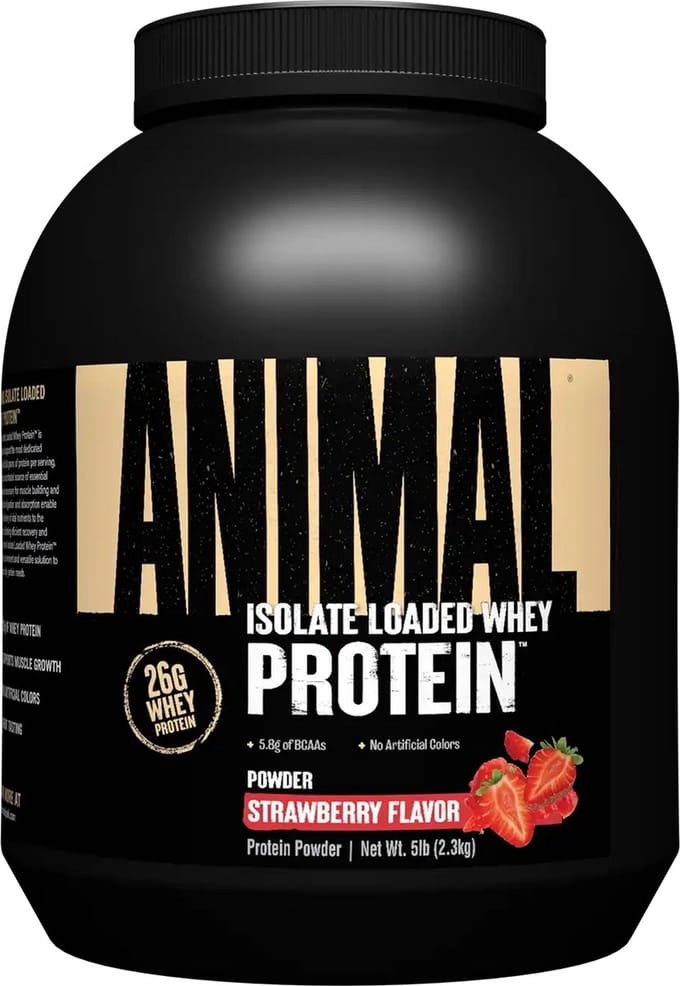 Animal Whey - 2300 g - Aardbei