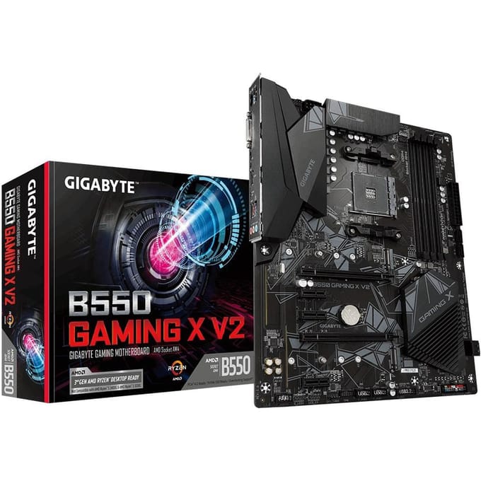 GIGABYTE B550 GAMING X V2 Moederbord - AMD B550 - AMD AM4 - DDR4 RAM - ATX