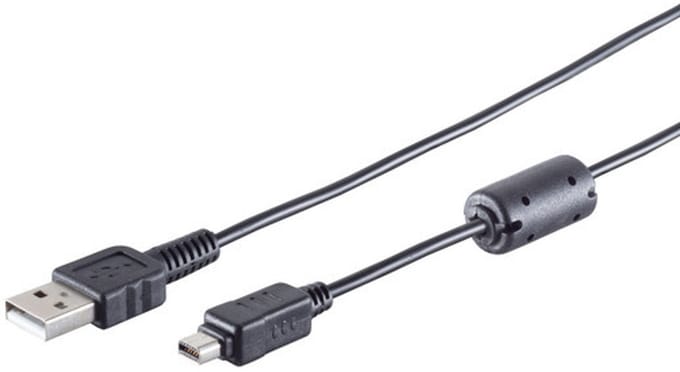 USB 2.0 A Stecker auf Mini - 12 pin Stecker, 1,5m