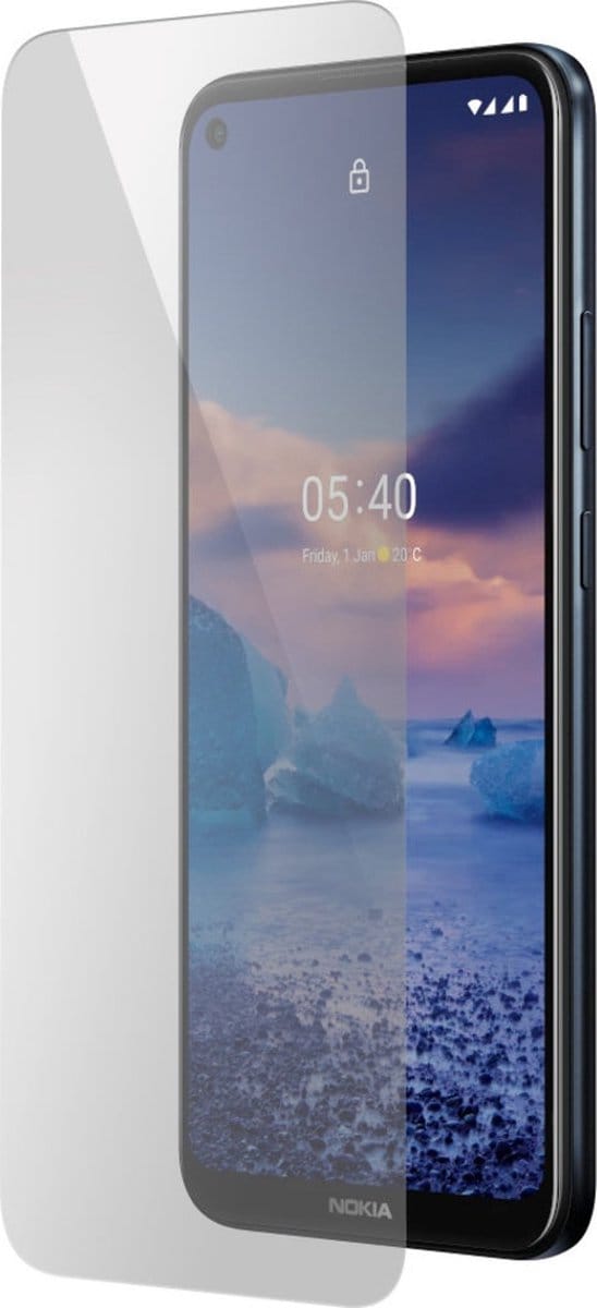 Mobiparts Screenprotector geschikt voor Nokia 5.4 Glazen | Mobiparts Regular Screenprotector - Case Friendly