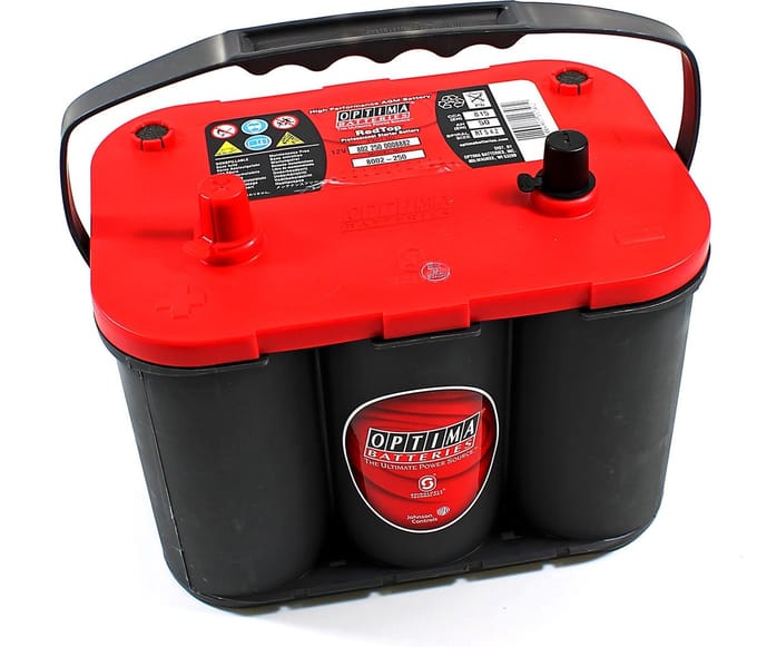 Optima accu met rode bovenkant 12 V 50 Ah RT S-4.2
