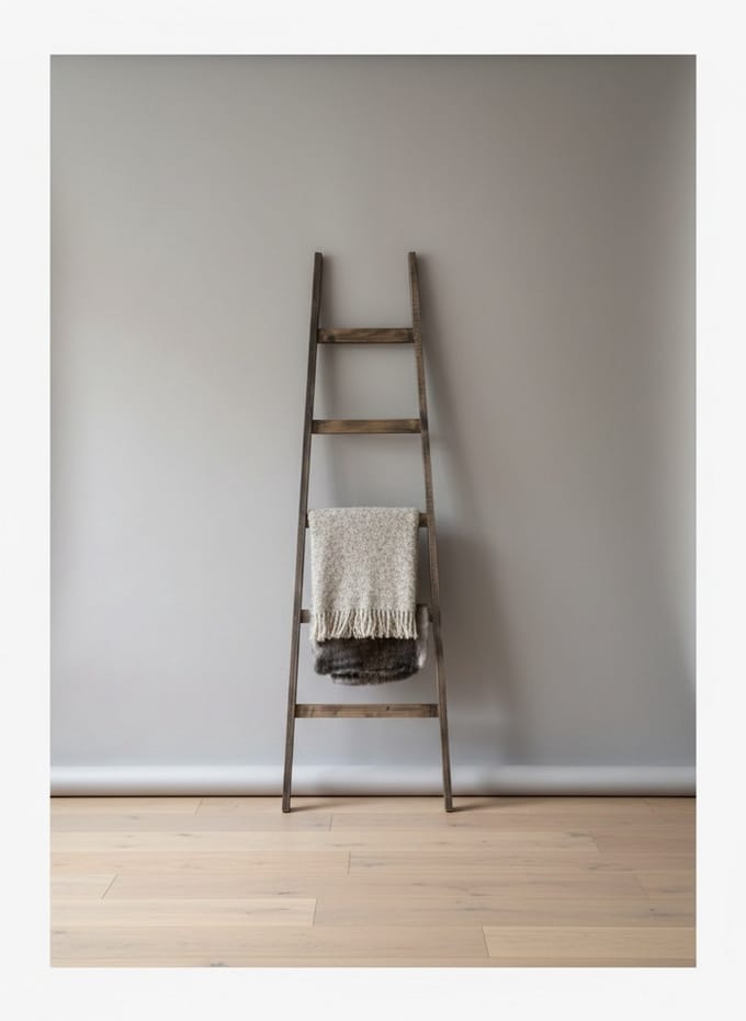 Houten decoratieladder