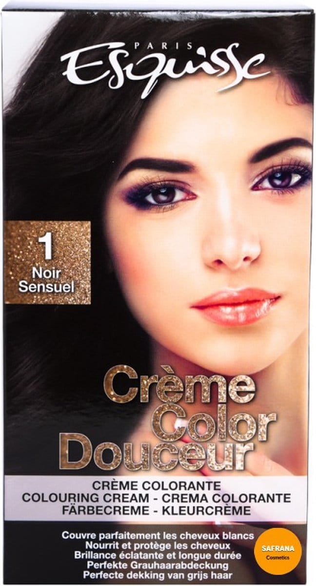 Esquisse N°1 Noir sensuel - Perfecte dekking van grijs haar