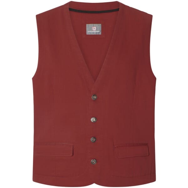Jan Vanderstorm herren Bodywarmer - 52 - rood - Plus Size