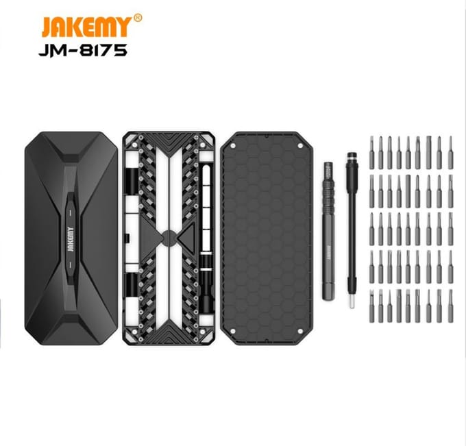 Jakemy Multifunctionele Mini Schroevendraaier set 50-in1  Zwart