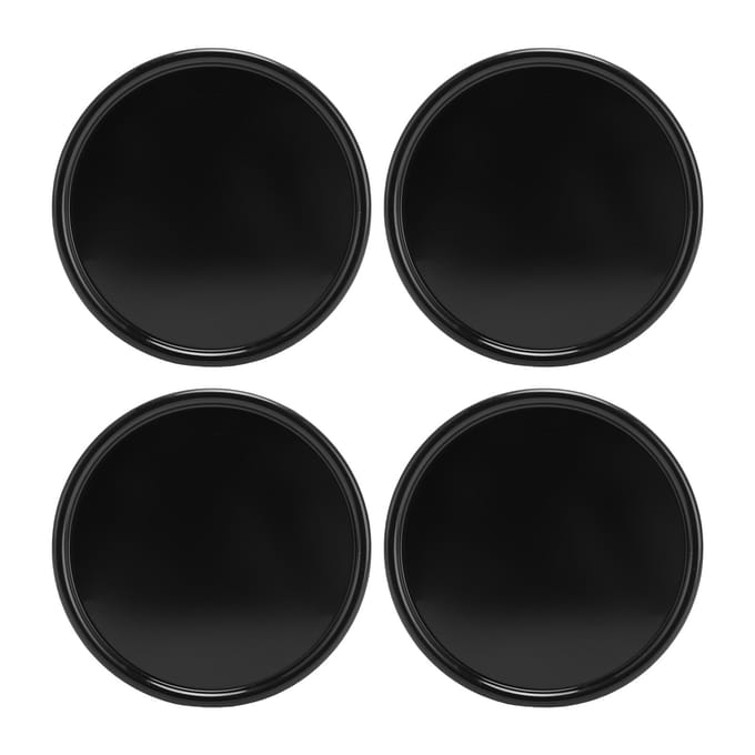 4 STKS 65mm 2,55in Wielnaafdop Waterdicht ABS Wielnaafdop Beschermer Vervanging voor S90 S60 XC60 XC40 XC90 Black black