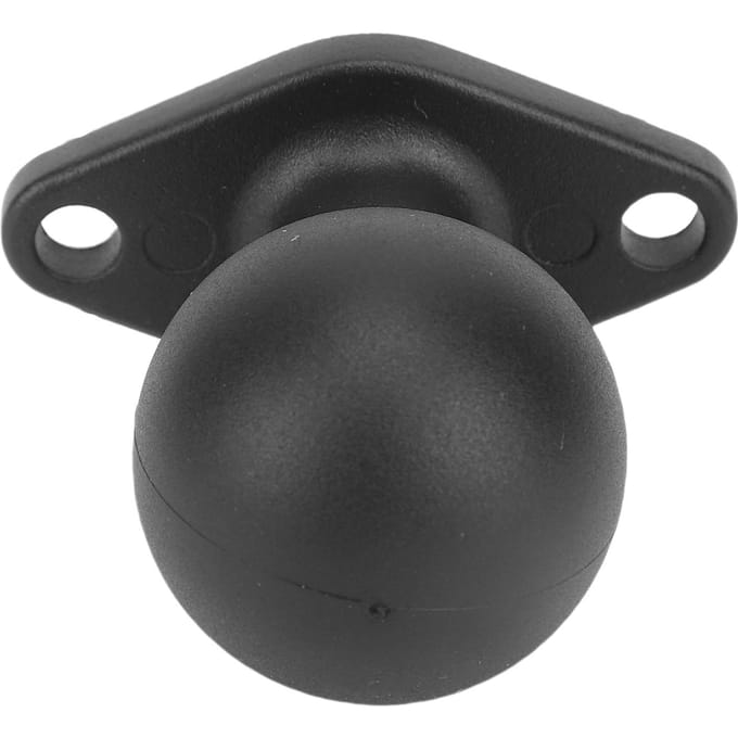 Base Boule Diamantée Adaptée pour Support RAM Alliage d'Aluminium Caoutchouc Support Boule 1,5 Pouce avec Plaque Diamantée black