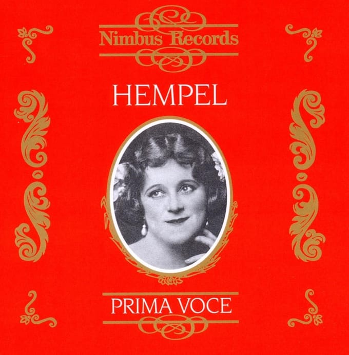 Frieda Hempel - Frieda Hempel Prima Voce (CD)