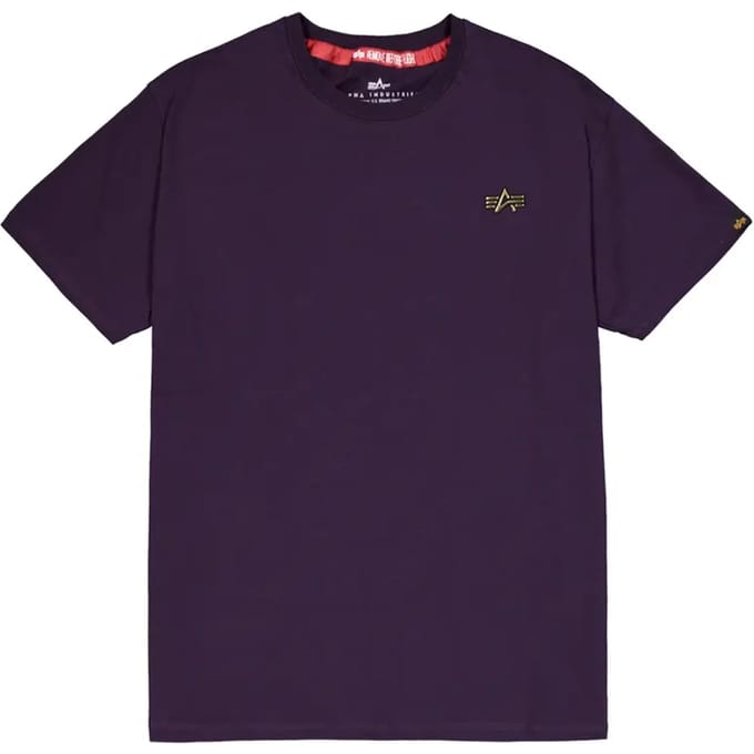 T-shirt met klein logo Alpha Industries 3D