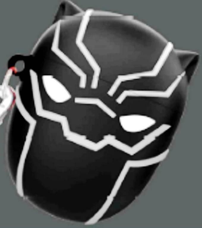 Thumbs Up! PowerSquad - 3D Airpods Case - Black Panther
