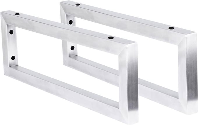 Differnz Ophangbeugel Voor wastafel 44 x 15 cm chroom