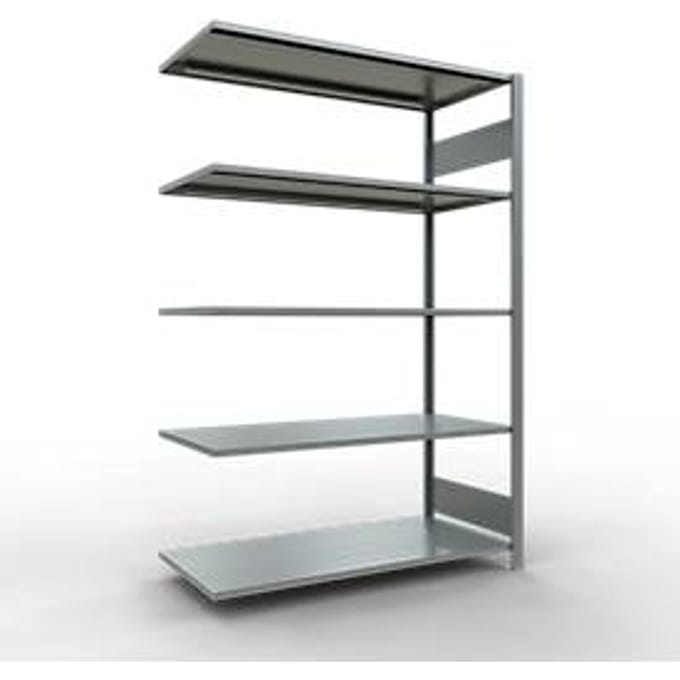 SCHULTE Lagertechnik - Aanbouwsysteem zonder schroeven - 2000x1300x600 mm, type 150 kg