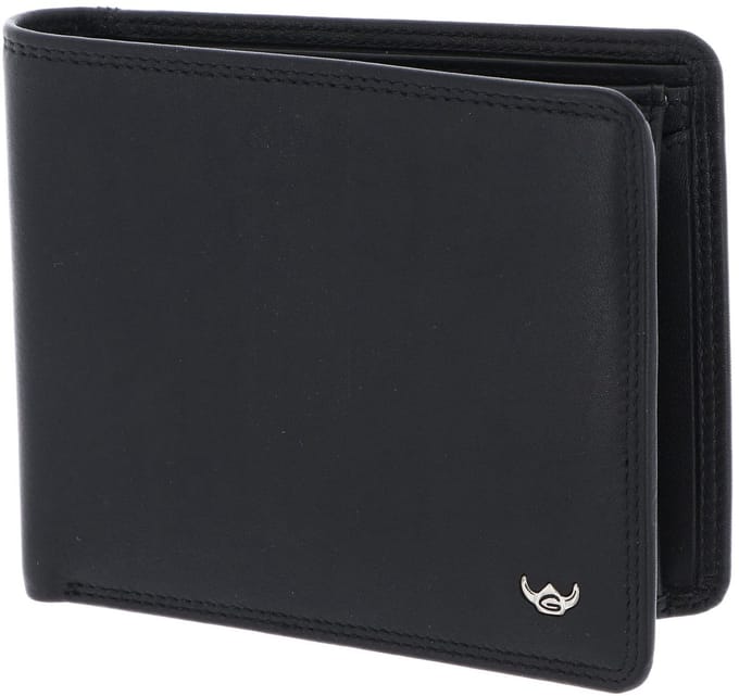 Golden Head Leren portemonnee Polo RFID Protect Scheintasche 1197 Schwarz zwart