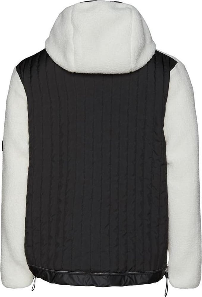 Rains - Maat XS/S - Fleece Pullover Hoodie - Off White - Unisex
