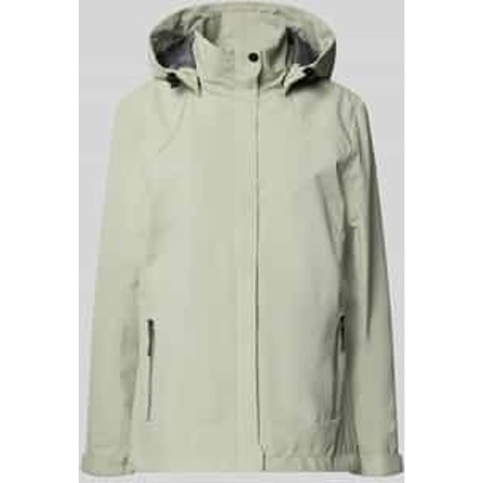 parka met capuchon en verborgen ritssluiting