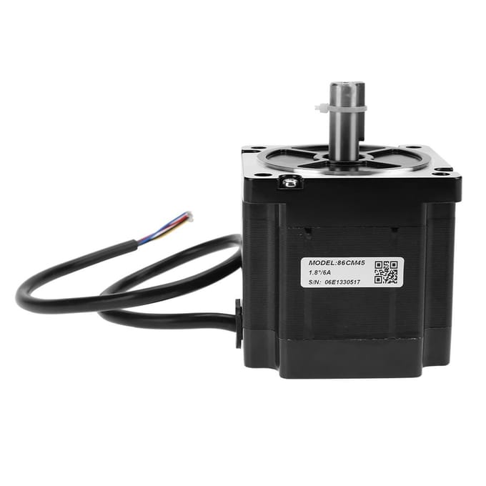 86CM45 2-fasen stappenmotor 4,5 Nm 6A Asdiameter 12,7 mm