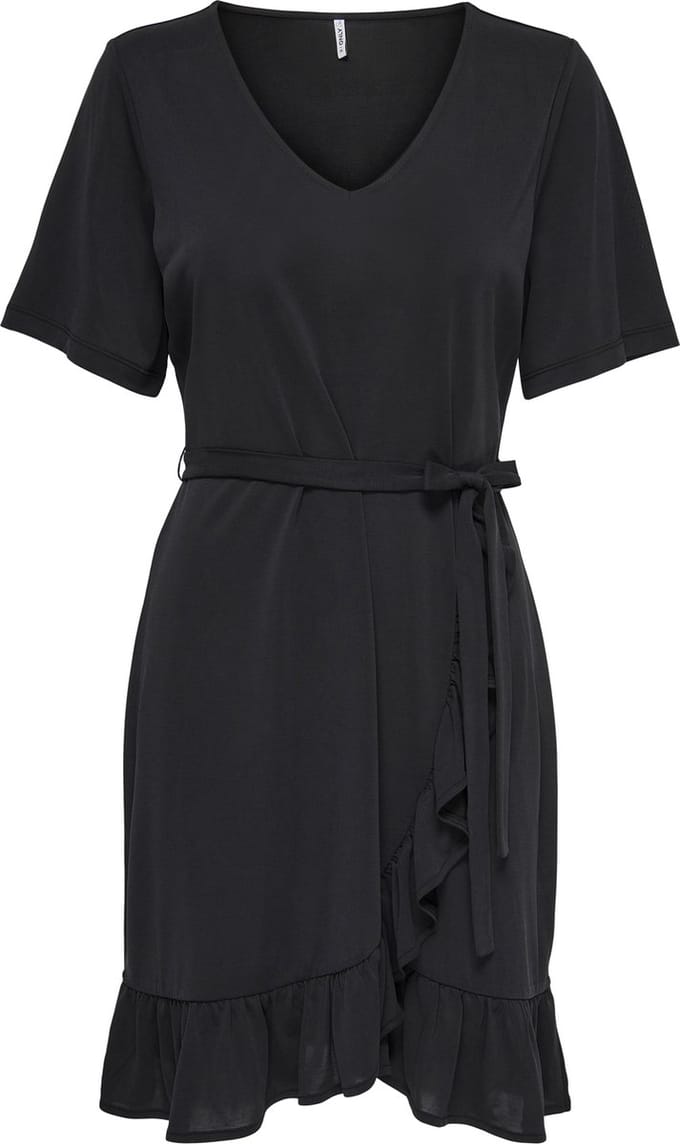 ONLY Maat M FREE LIFE S/S V-NECK WRAPDRESS CS JRS