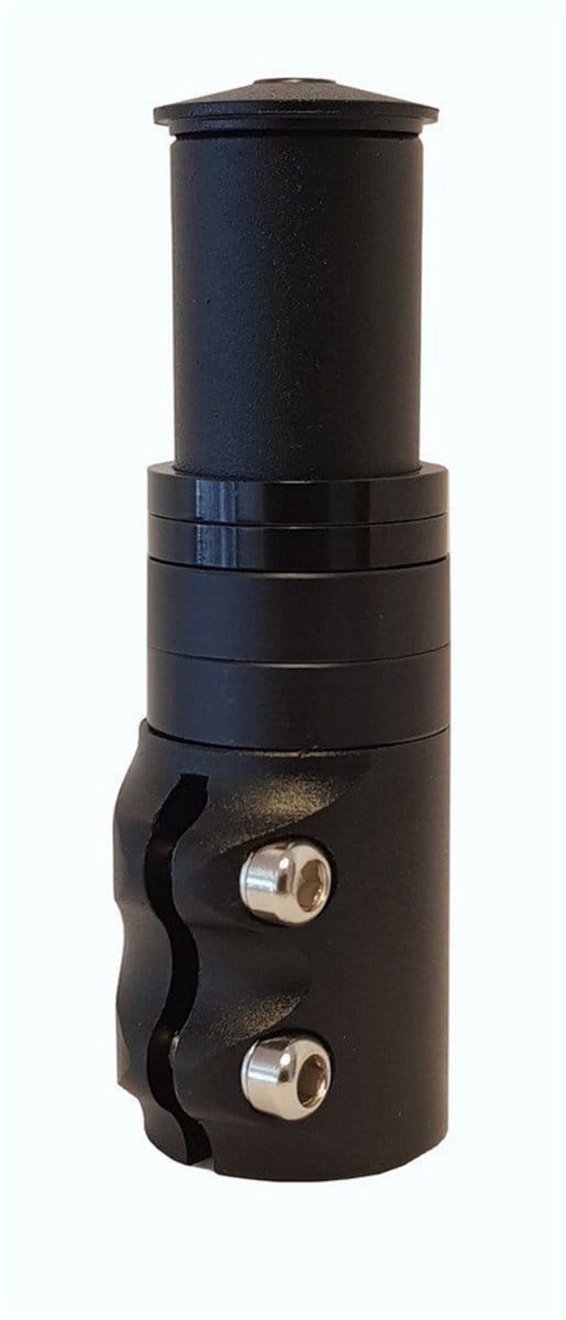 Postmoderne Stuurpen ahead verlenger 116mm - aluminium - 1 1/8 - mat-zwart