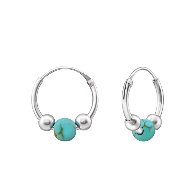 Montebello Oorbellen Dimer - 925 Zilver E-Coating - Ø12mm - 1,2mm