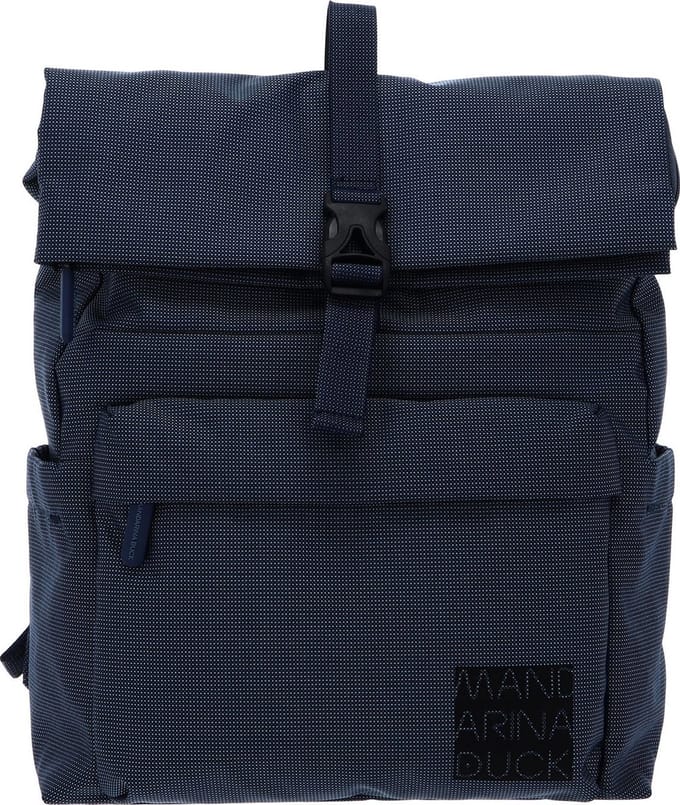 MANDARINA DUCK Rugzak met laptopvak District Backpack Atlantic Sea Blauw
