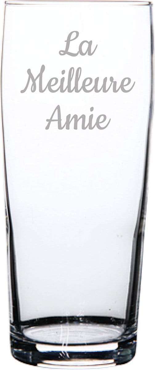 Bierfluitje gegraveerd - 19cl - La Meilleure Amie